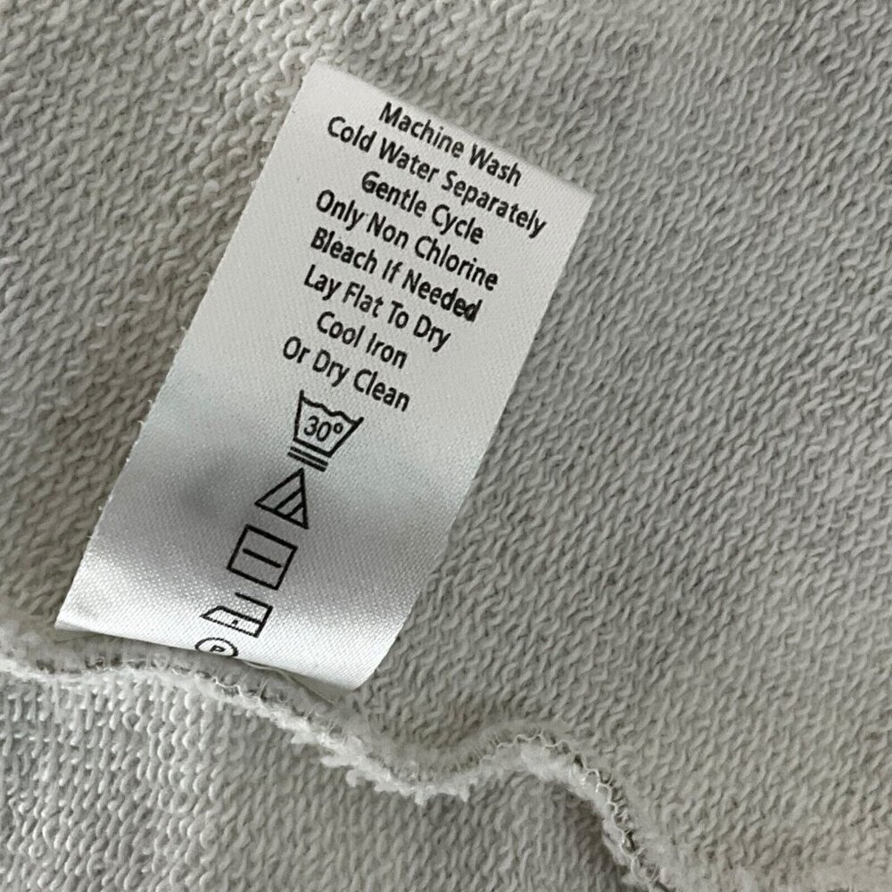 Athleta Caite Size XS Hooded Duster Beige Gray Camo Floral Embroidery Open Front - Picture 10 of 11